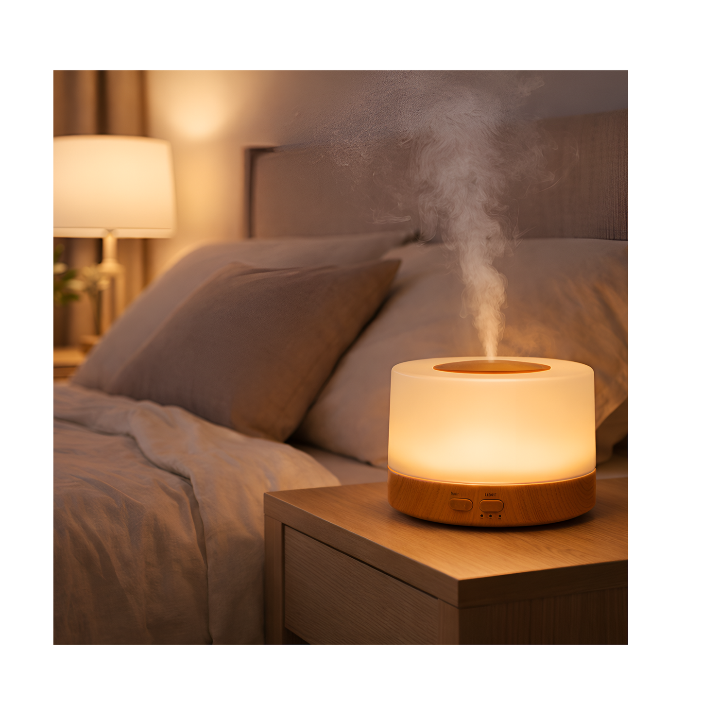 GlowHaus Ultrasonic Aroma Diffuser with Remote